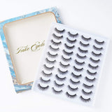 chiimoda20 Pairs False Eyelashes Natural Look, Handmade Fluffy Mixed Fake Lashes, Long Soft and Reusable Eyelash Extension for Makeup