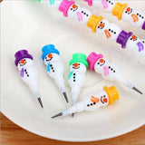 1PCS/Lot Stationery Cute Snowman Pencils Cartoon Gift Pencil With 5 Segments Assembled School And Office Supplies