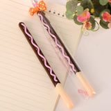 3Pcs/Lot Biscuit Shape Gel Pen Kawaii Office Accessories Stationery Items Stationery School Supplies Pens Cute