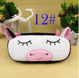 1 PCS Cute Cartoon Plush Pencil Case Kawaii Large Size School Kids Pencil Box Animals Stationery Fashion Makeup Bag for Women