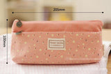 Cactus Pencil Case Canvas School Supplies Kawaii Stationery Estuches Chancery School Cute Pencil Box Pen Bags Penalty