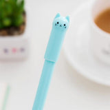 1pc Creative Stationery Student Pen Cute Cat Gel Pen 0.5mm Full Needle Black Ink Pen School Supplies Office Supplies