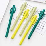 Creative Cactus Gel Pens Cute Kawai School Thing Kawaii Item Stationery Store Shop Material Bts Office Accessory Tool Stationary