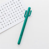 Creative Cactus Gel Pens Cute Kawai School Thing Kawaii Item Stationery Store Shop Material Bts Office Accessory Tool Stationary