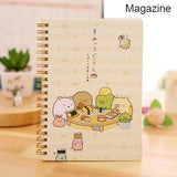 Kawaii Spiral Coil Notebook/Diary Agenda/Pocket book/Office School Supplies From Japan Cartoon Rilakkuma & Sumikkogurashi