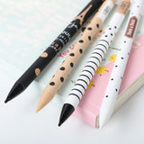 1PC New 0.5mm Cute Kawaii Plastic Mechanical Pencil Lovely Dots Tower Automatic Pen For Kids Korean Stationery