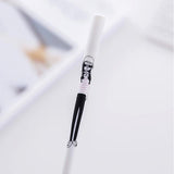 white Cartoon character gel pen creative 0.38mm Black ink stationary pens kawaii cute korea japanese kawai office school 1Z807