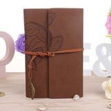 145*105MM Classic Retro Notebook Leather Blank Diary Note Book Journal Sketchbook 8 Colors