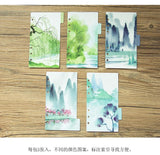 5pcs/set Fresh Landscape Series Dividers A5 A6 Spiral Notebook Loose Leaf Separator Pages Notebook Paper Inside Pages