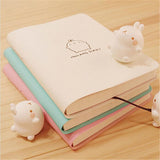 2019 Cute Kawaii Notebook Cartoon Cute Lovely Journal  Diary Planner Notepad for Kids Gift Korean Stationery Three Covers