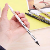 4PCS/lot Fashion 0.5mm Automatic Pen Cute Black and White Dots Plastic Mechanical Pencil for Students Learning Writing Supplies