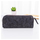 Creative Simple Felt Capacity Pencil Bag Stationery Storage Organizer Pencil Case Box School Supply Gift Stationery