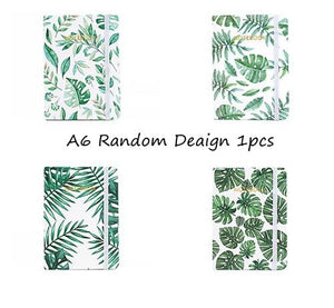 Nordic Summer Series Palm Leaf Designs Notebook Hard Cover A6 A7 Journal Notepad Stationery School Supplies Escolar