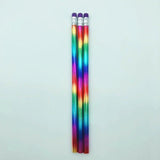 2018 New Rainbow Pencil Wood Environmental protection Pencil Bright color Appearance Pencil school office writing Pencil