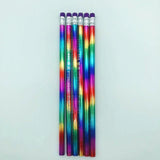 2018 New Rainbow Pencil Wood Environmental protection Pencil Bright color Appearance Pencil school office writing Pencil